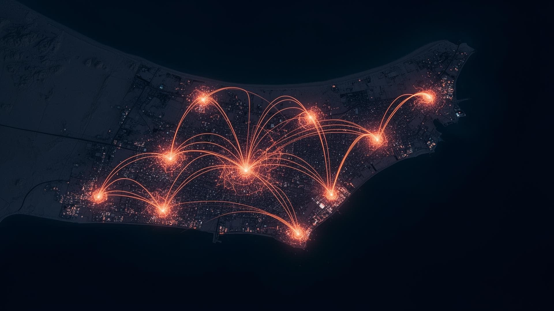 خريطة تغطية خدمة التوصيل في الكويت — جميع المحافظات الست