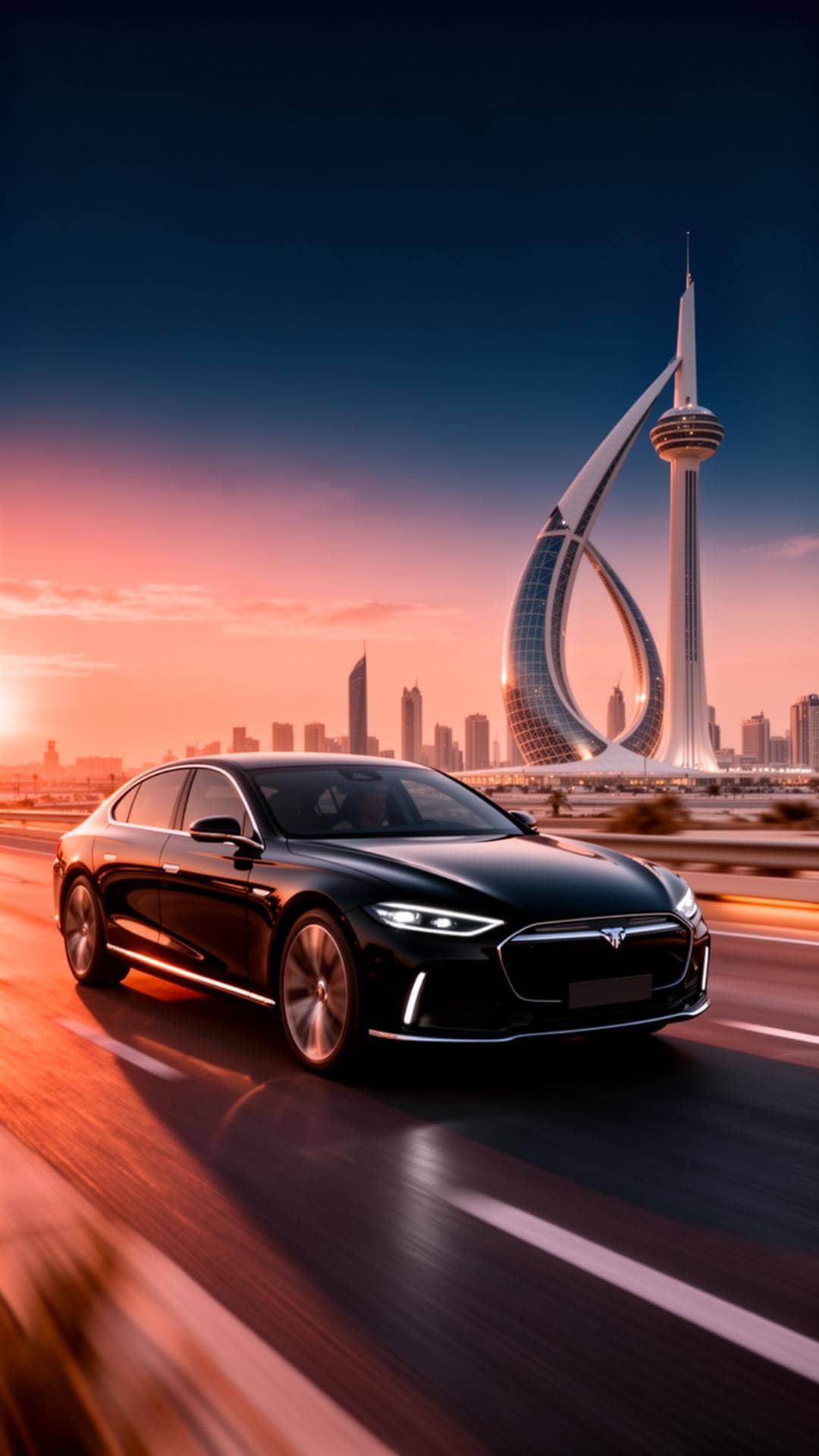 سيارة توصيل فاخرة في الكويت — سرعة الكويت